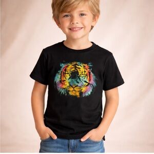 Cat & Jack Boys Graphic T Shirt Black Size 3T Casual Everyday Tee